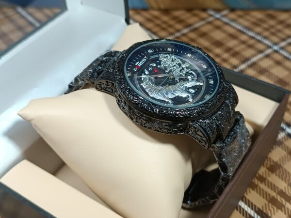 Forest Regal Chronos Dragon King Timepiece - Black Edition