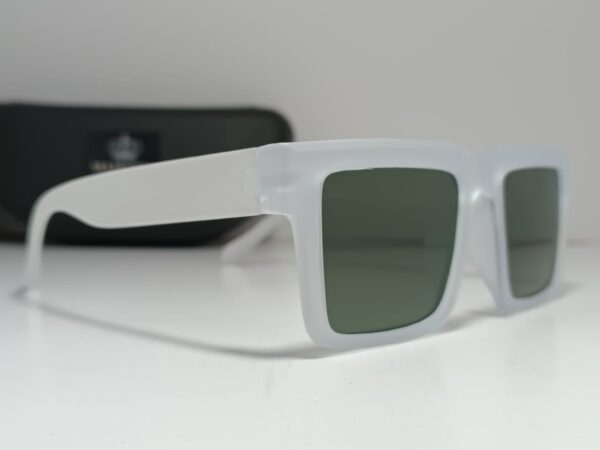 Transparent White Frame Sunglasses