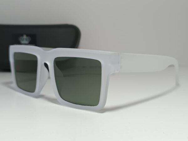 Transparent White Frame Sunglasses