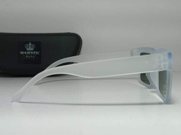 Transparent White Frame Sunglasses