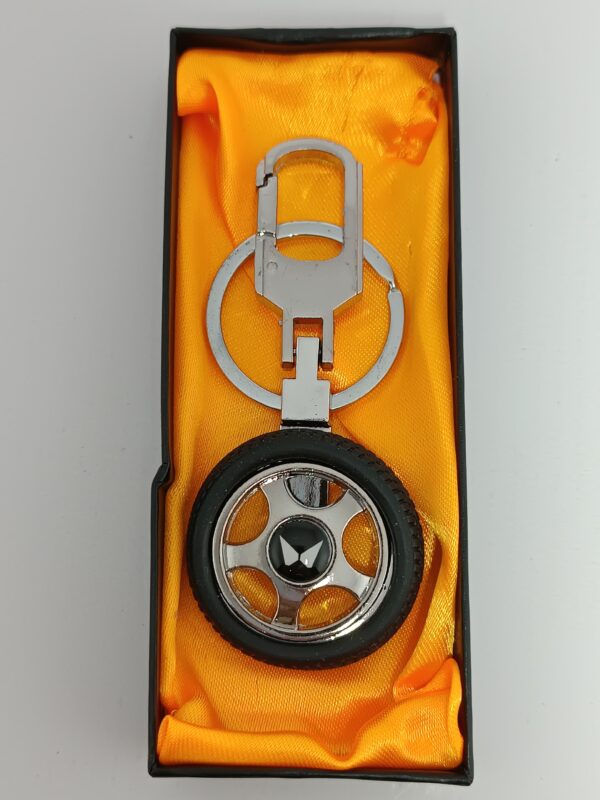 Luxury Alloy Tire Wheel Keyring for Men