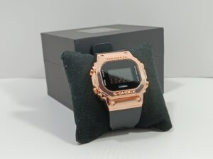 Cas_io G_Shock Rose Gold Stainless Steel Digital Watch