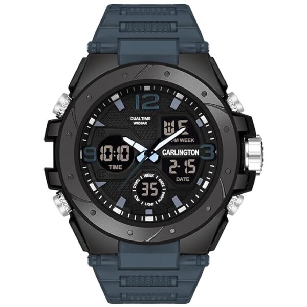 Carlington Endurance Series Analog-Digital Sports Watch for Men
